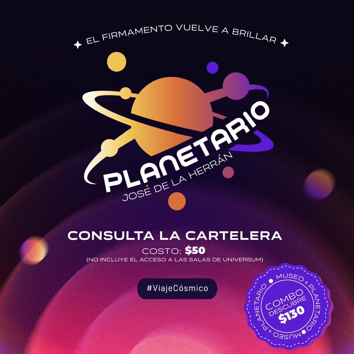 Boletos | Planetario | DGDC Productos